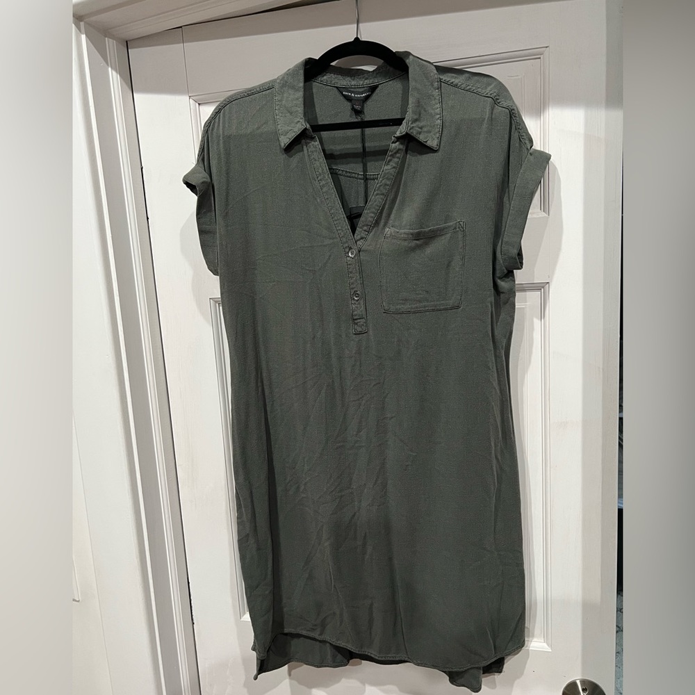 Women's Rock & Republic High-Low Shirtdress size medium